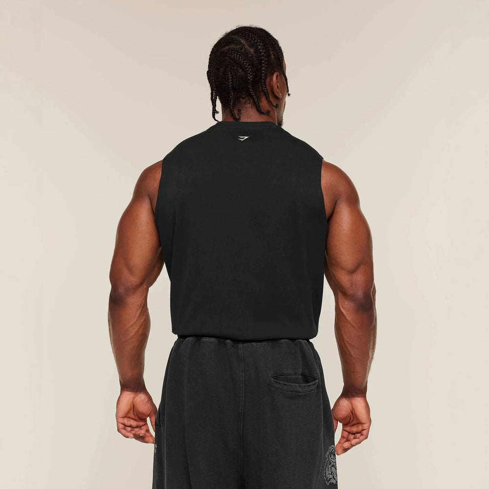GYMSHARK Men's Short sleeved American Outdoor Sports Short Style T Spring/Summer Fashion Round Neck Formal Vest Fitness