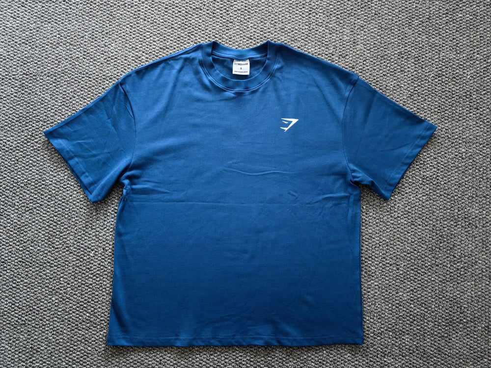Summer artifact! Ultra soft and lightweight shark basic fitness sports loose short sleeved breathable T-shirt