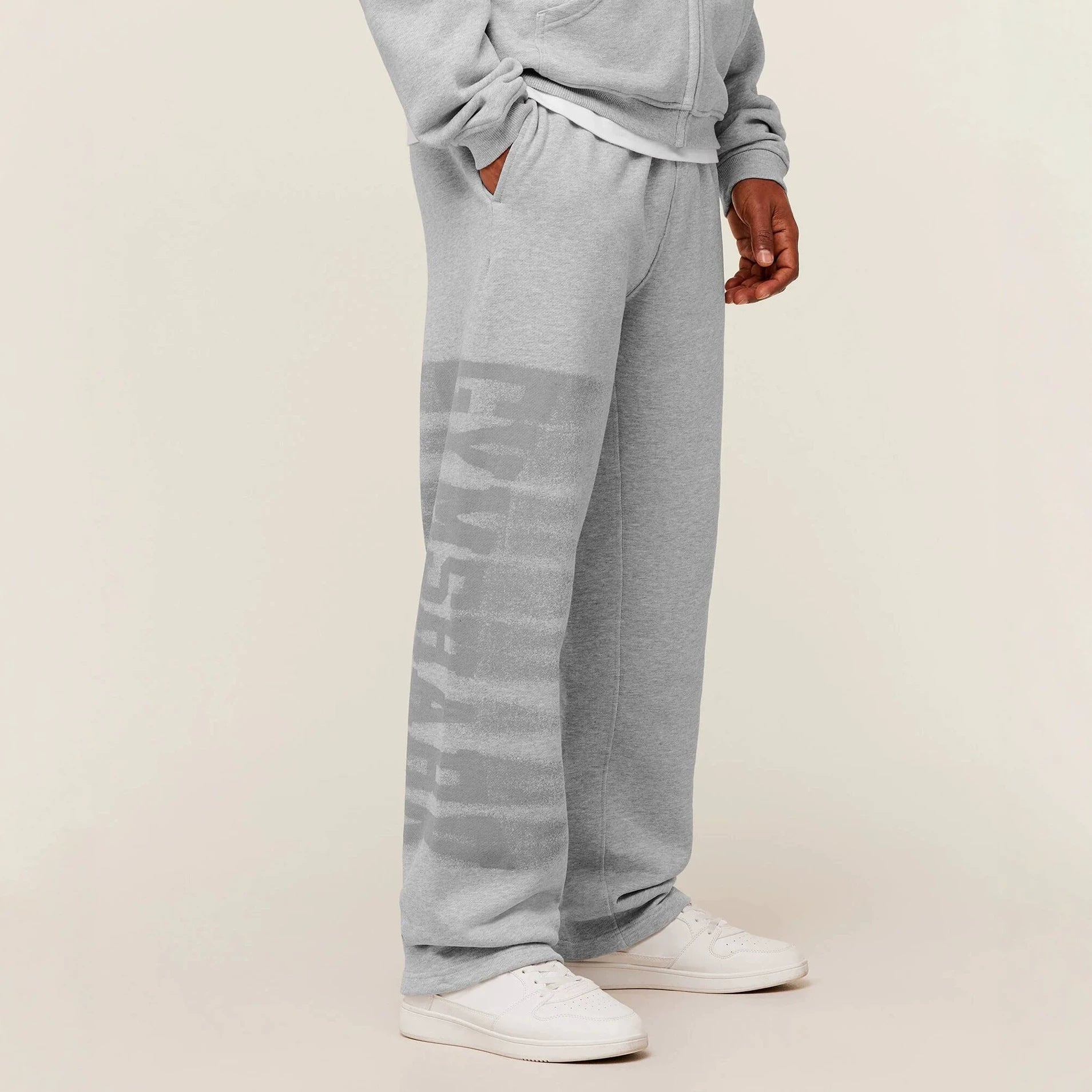 Gymshark Faded Logo Wide-Leg Sweatpants