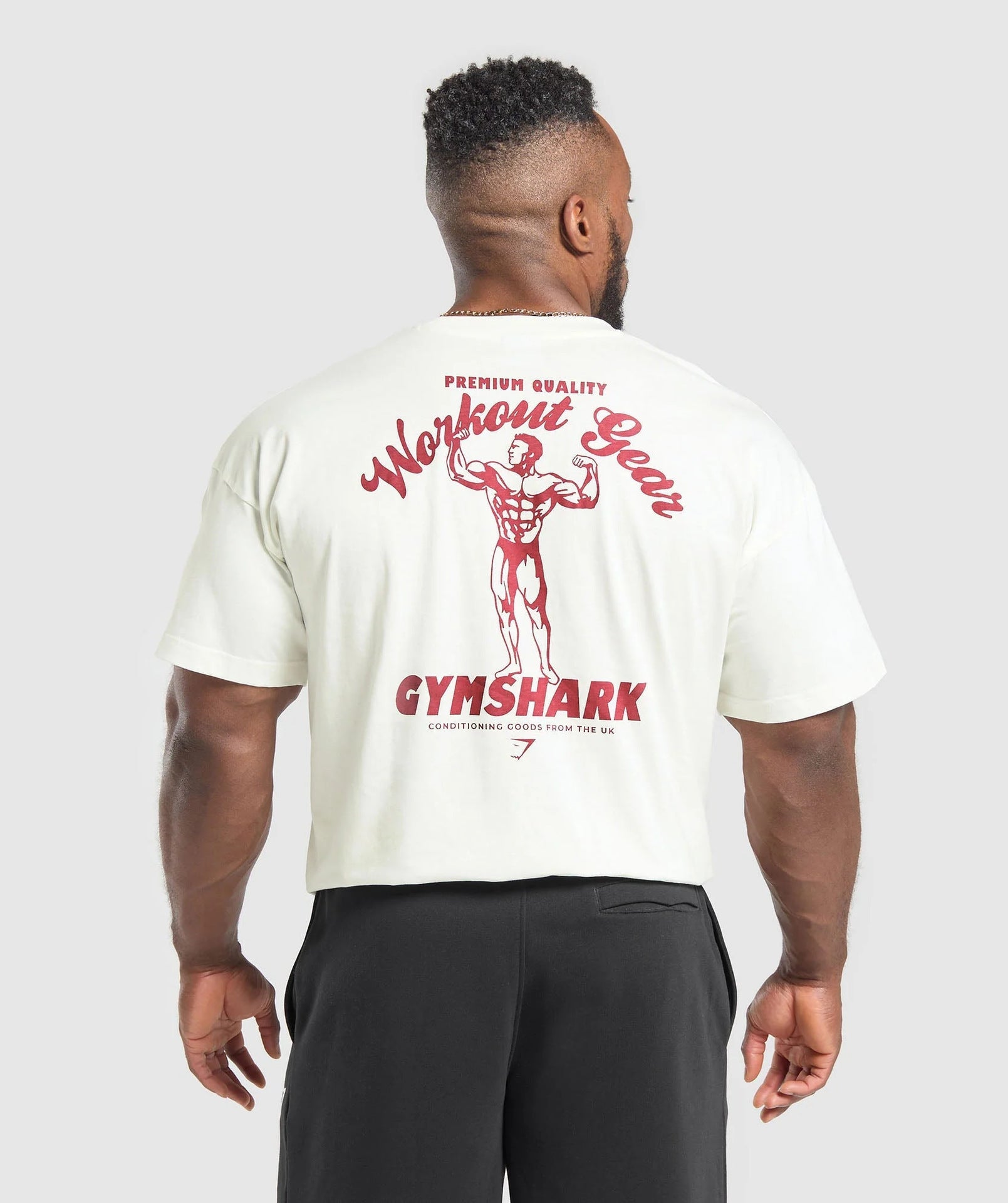 Cross border AliExpress Cross border US Muscle Shark T-shirt Street Fitness Gymnastics Summer Sports Fitness Short sleeved Men