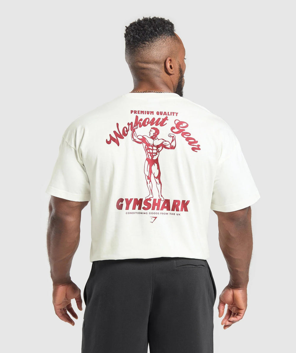 Cross border AliExpress Cross border US Muscle Shark T-shirt Street Fitness Gymnastics Summer Sports Fitness Short sleeved Men